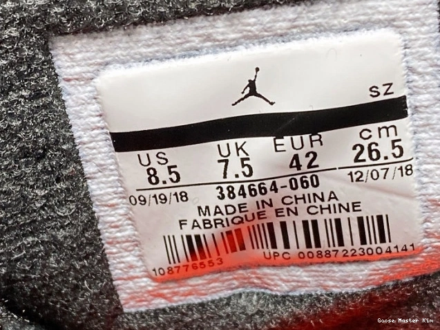 Infrared 6 Black 384664-060 Retro OG Jordan Air 0623